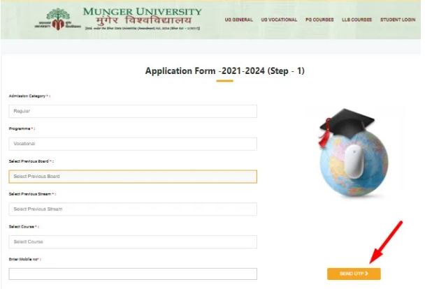 Munger University UG Admission Form Apply 2021