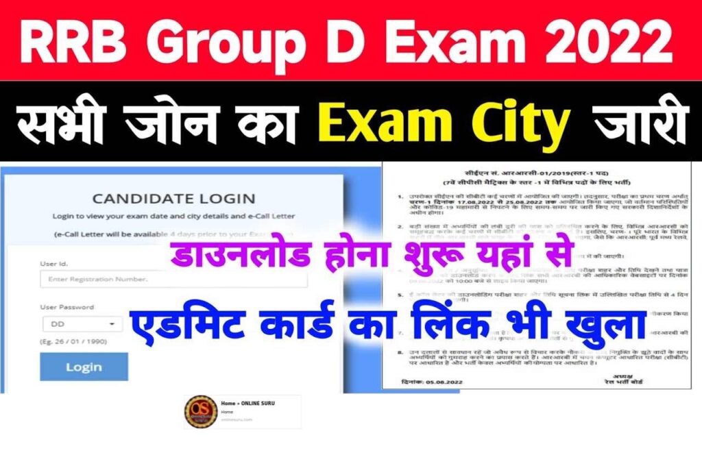 Good news for 1 crore students:- RRB Group D Exam City Live: Check Railway Group D Exam City like this immediately 3 RRB Group D Exam City Live