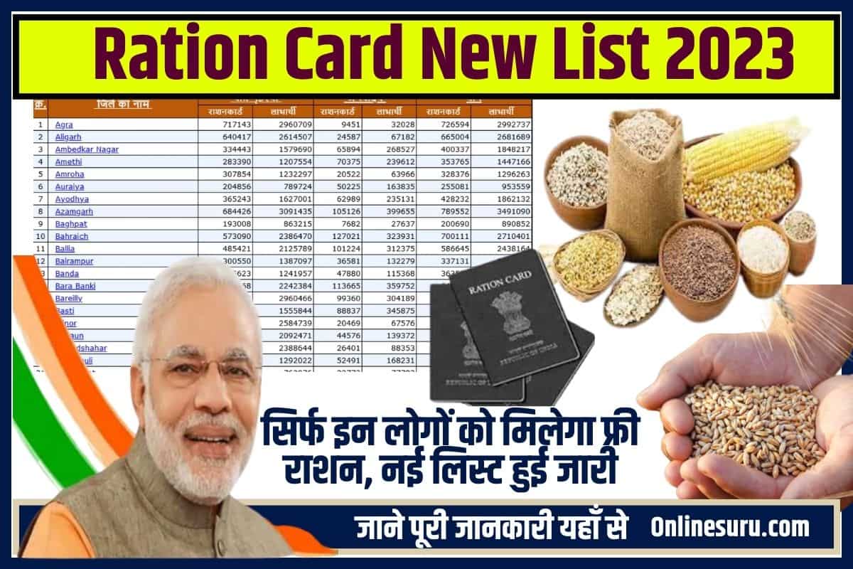 Ration Card New List 2023: सिर्फ इन लोगों को मिलेगा फ्री राशन, नई लिस्ट हुई जारी 3 Ration Card New List