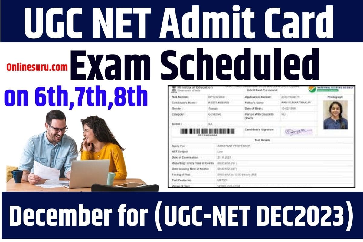 UGC NET Admit Card 2024: Direct डाउनलोड Link (Released) – Exam Scheduled on 6th,7th,8th December for (UGC-NET DEC2023) 3 UGC NET Admit Card