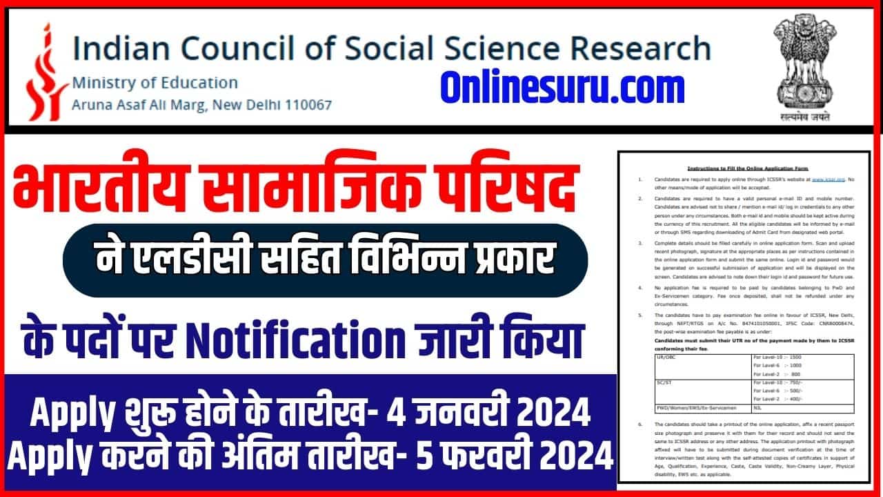 ICSSR Bharti 