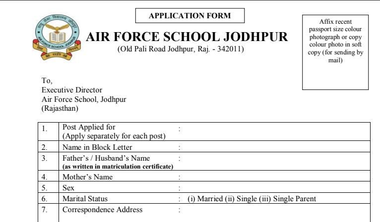 Airforce School Vacancy 2024: एयरफोर्स स्कूल भर्ती का 12वी पास के लिए नोटिफिकेशन जारी Full Information 4 Airforce School Vacancy