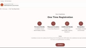 SSC One Time Registration (OTR) Online Form 2024 Direct Link – New SSC Website Eligibility, SSC OTR Kya Hai In Hindi 5 SSC One Time Registration