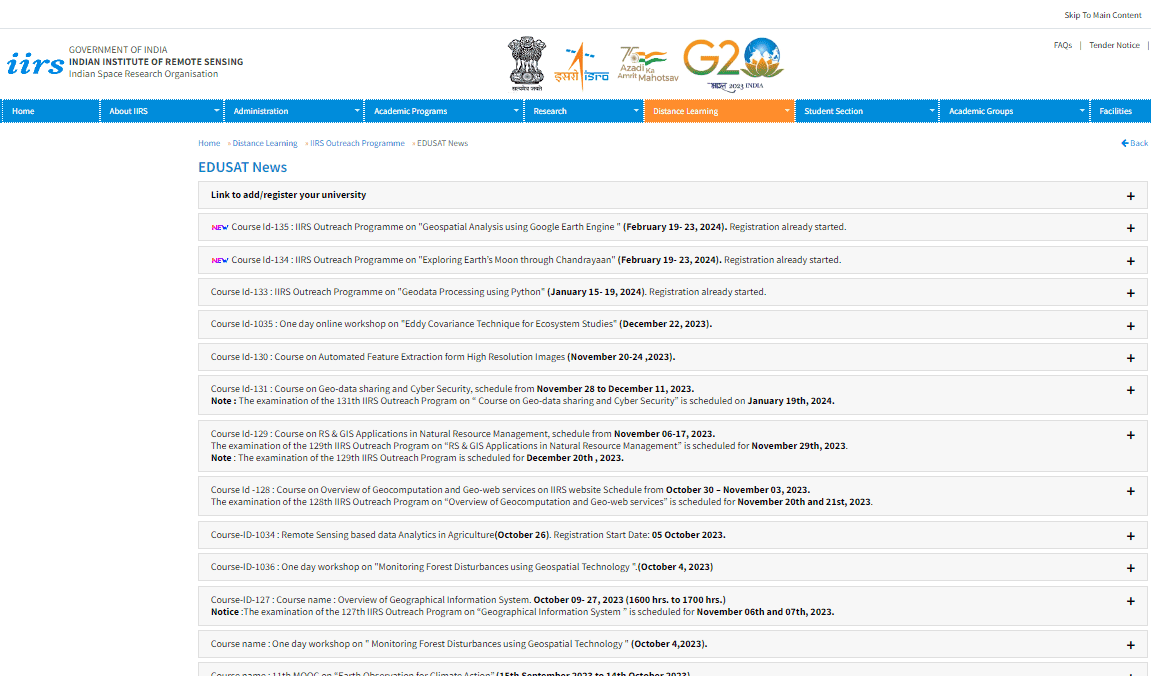 ISRO Free Online Course 2024: इसरो ने शुरू किये ऑनलाइन फ्री कोर्स में रजिस्ट्रेशन शुरू, जाने कब और कैसे कर सकते हैं आवेदन 4 ISRO Free Online Course