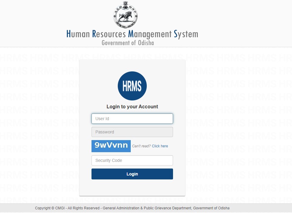 HRMS Odisha Login: Pay Slip, Bill Report All Details Here AT @hrmsodisha.gov.in 4 HRMS Odisha Login