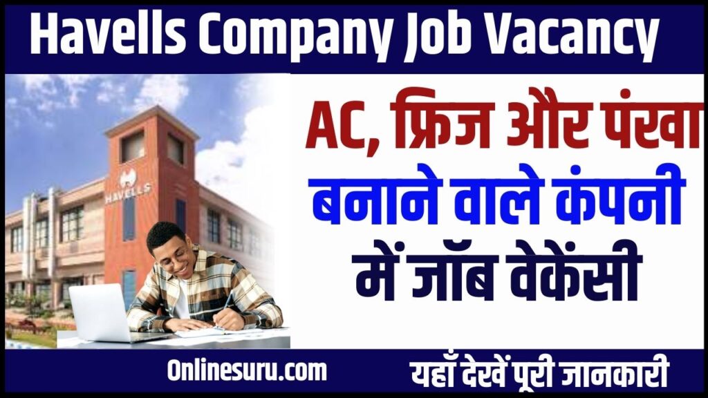 Havells Company Job Vacancy